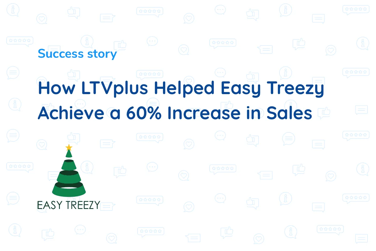 How LTVplus helped Easy Treezy achieve a 60% increase in sales