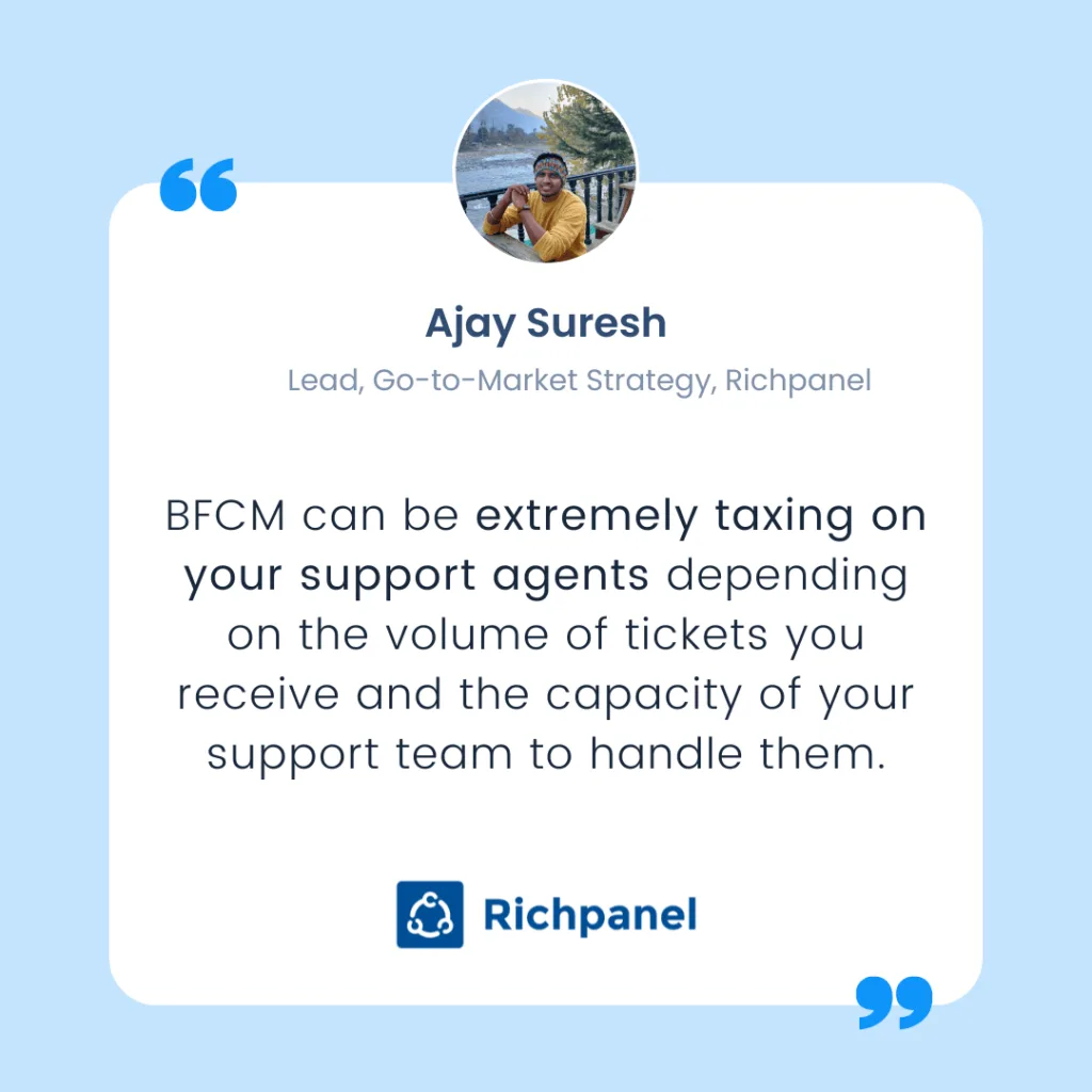 Quote from Ajay Suresh of Richpanel