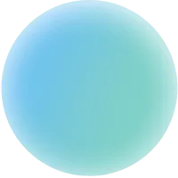 blue-green circle shape
