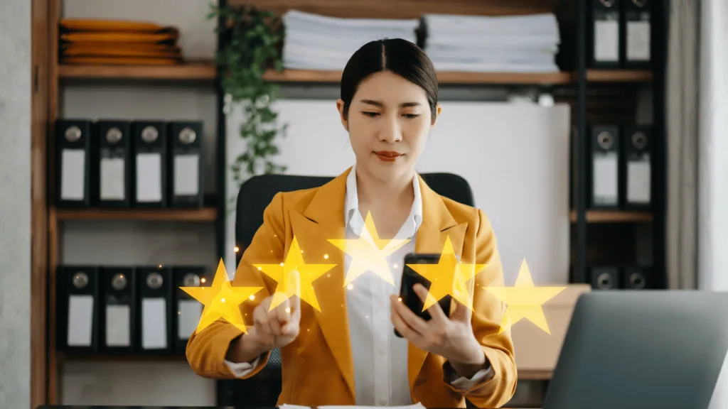 High customer satisfaction score