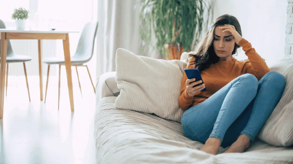 Frustrated customer during customer interactions 