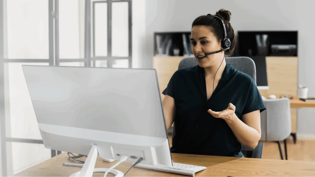 Virtual assistant being onboarded and oriented by the company