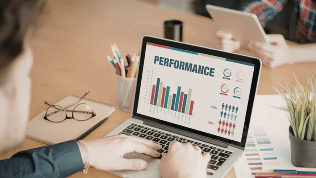 CX performance metrics being tracked on a dashboard