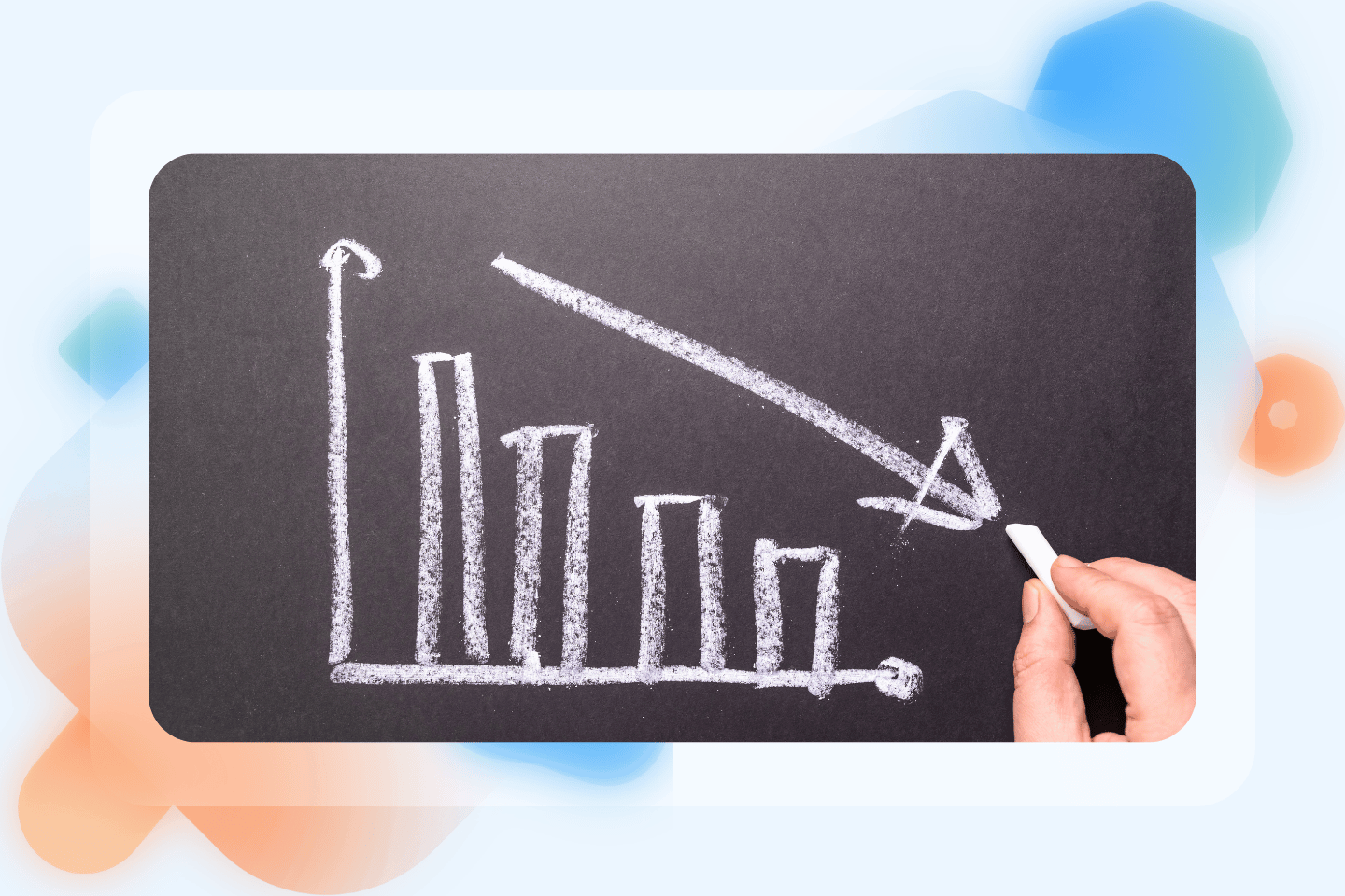 Graph showing decreasing revenue from MSP deal sizes