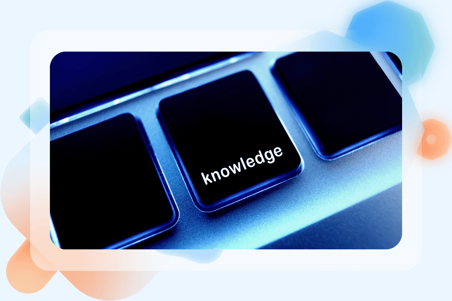 Knowledge Base button on a laptop
